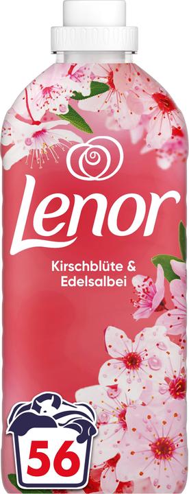 Lenor Fleur de cerisier & sauge précieuse (56 Cycles de lavage, Lessive liquide)