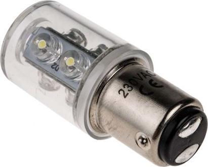Actual product image Rs Pro LED 6 chip LED BA15d 230VAC white