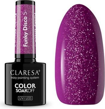 Claresa Soak Off Uv Led Funky Disco Hybrid Nagellack 5g