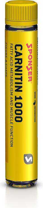 Image du produit Sponser L- Carnitin 1000 (Pêche, 30 x)