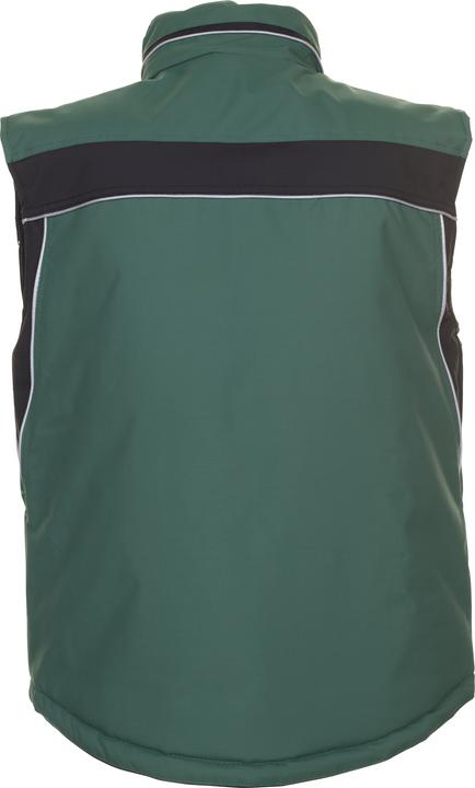 Productafbeelding Planam unisex wintergilet PLALINE groen, zwart maat XS (XS)