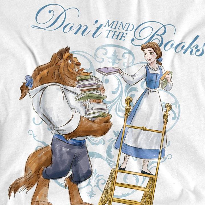 Produktbild Beauty And The Beast Don't Mind the Books TShirt (M)