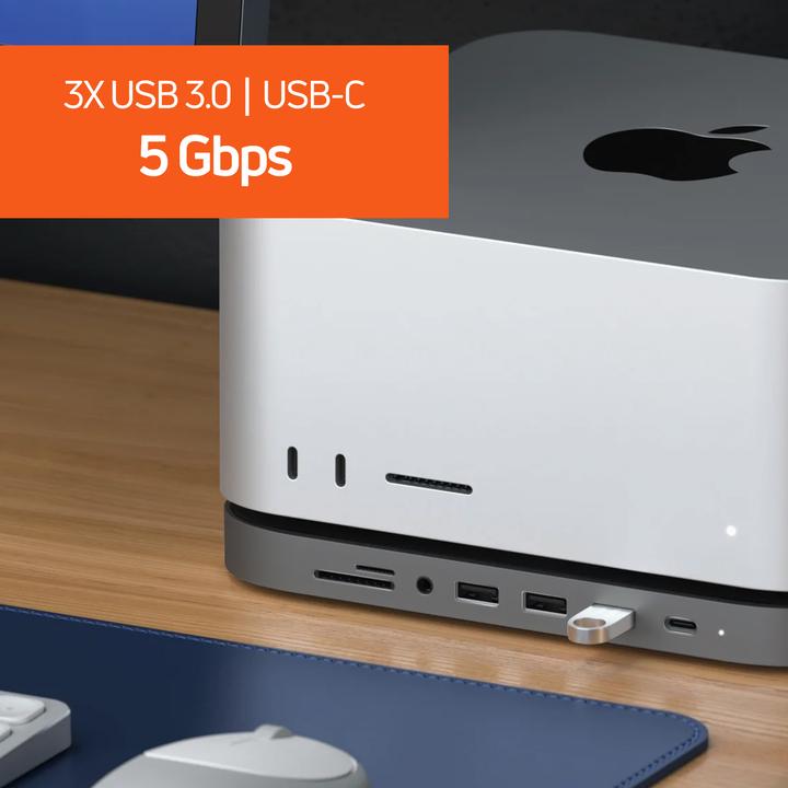 Actual product image Satechi St-Abhfm (USB-C, 4 Ports)
