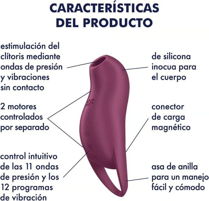 Voedingswaarden en ingrediënten Satisfyer Pocket Pro 1 Paars