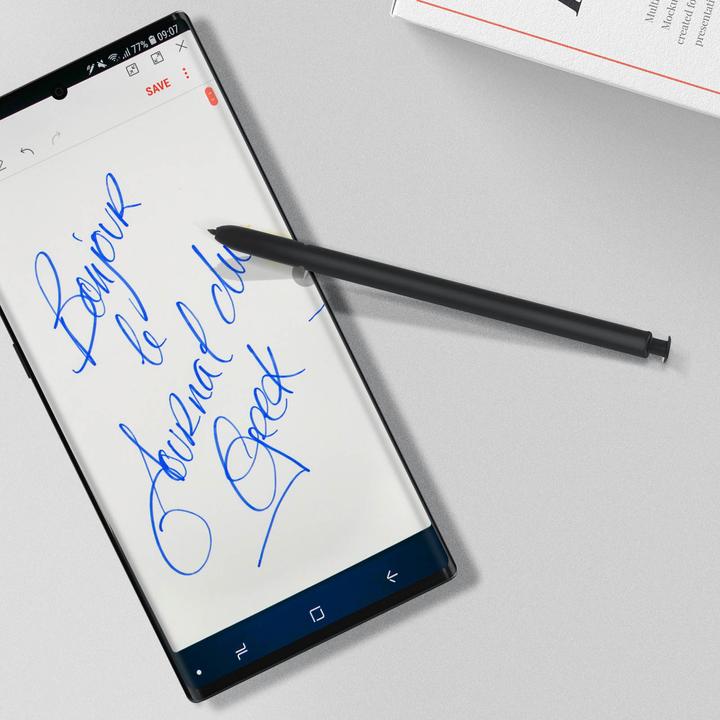 Image du produit Avizar Galaxy Note 10 / Note 10 Plus Stylet pour écran tactile, pointe fine, 11cm - Noir