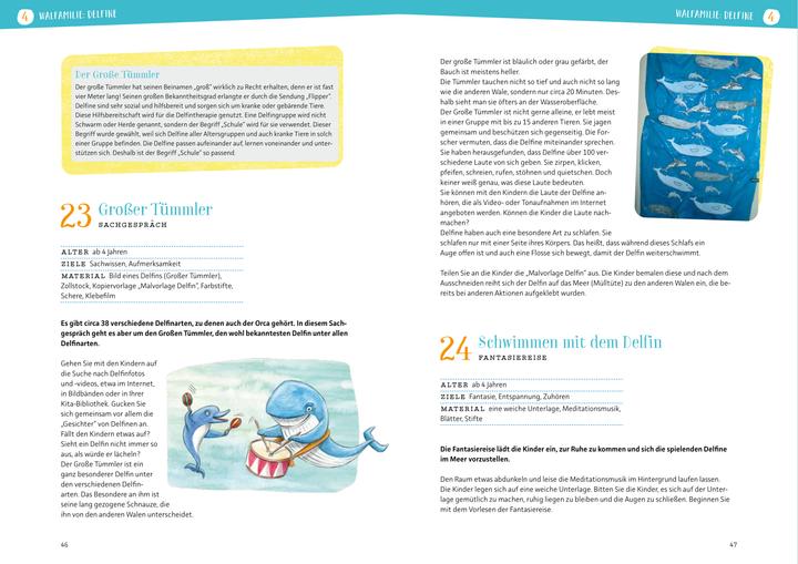 Produktbild Projektreihe Kindergarten - Wale und Delfine (Deutsch, Rebecca Meyer, Anja Mohr, 2022)