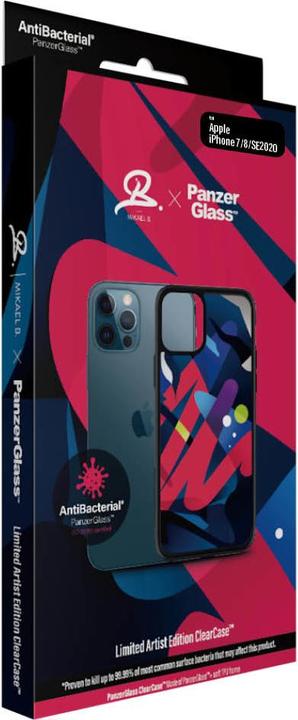 Actual product image PanzerGlass ClearCase iPhone 7/8/SE 2020 Mikael B Limited Artist Edition Antibakterinis (Apple iPhone 7, Apple iPhone SE (2nd Gen))