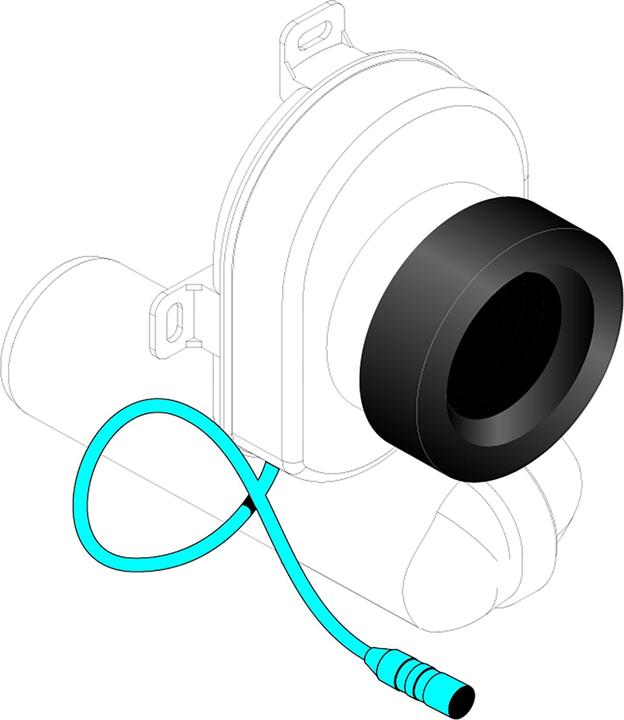 Laufen Absaugsiphon, mit Sensor, DN50, für Urinal Caprino Plus H842065, H8958240000001 (Absaugsiphon)