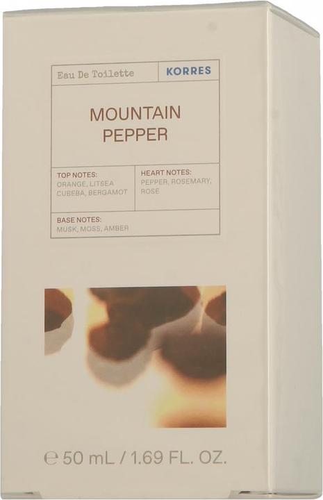Actual product image Korres Mountain Pepper (Eau de toilette, 50 ml)