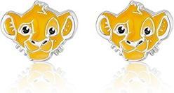 Disney Charming Silver Earrings Lion King Mini Es00115sl.Cs
