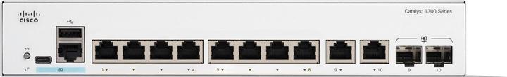Actual product image Cisco Catalyst 1300 8p GE Ext PS 2x1G Combo (10 Ports)