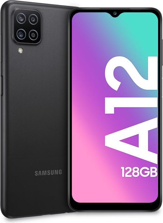 Produktbild Samsung Galaxy A12 EU (128 GB, Black, 6.50", Dual SIM, 48 Mpx, 4G)