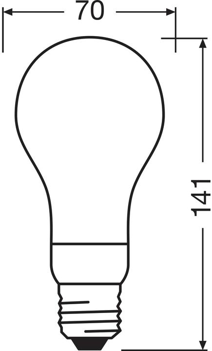 Actual product image Osram Superstar Classic A (E27, 18 W, 2452 lm, 1 x, D)