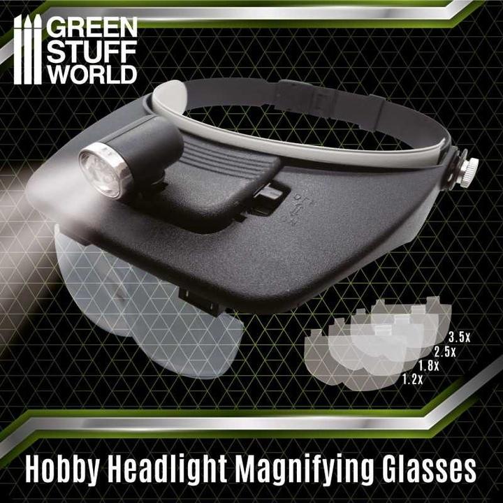 Produktbild Green Stuff World Light Head Magnifying Glasses