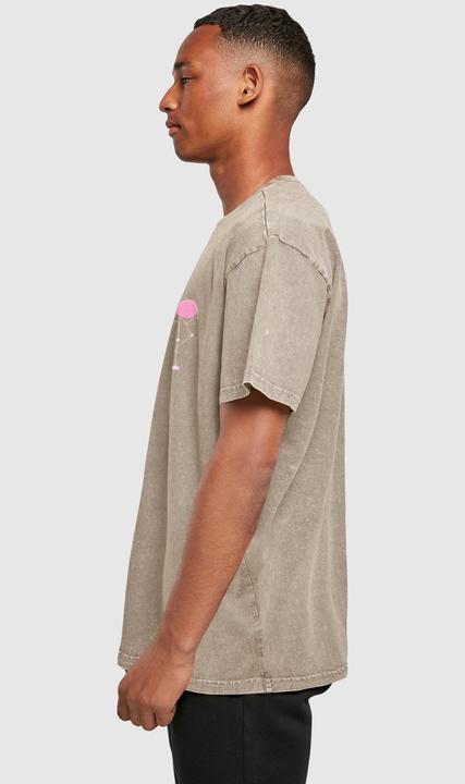 Produktbild Merchcode Flamingo Acid Washed Heavy Oversized Tee - 116899 (S)