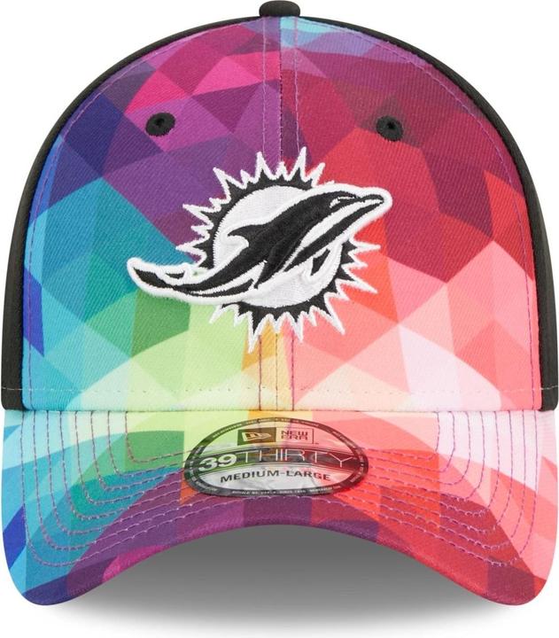 Actual product image New Era 39Thirty Cap - CRUCIAL CATCH Miami Dolphins - M/L (M/L)