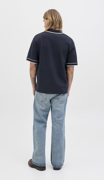 Actual product image Jack & Jones Jorsummer Split Neck Polo Styd Ss25 (L)
