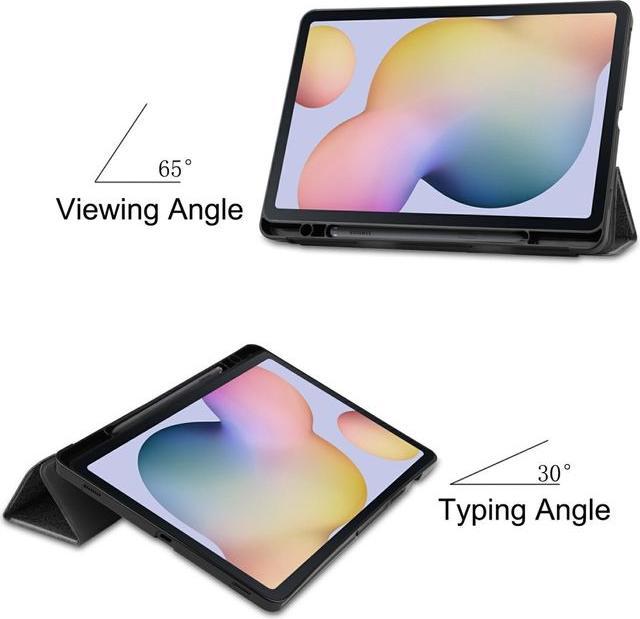Actual product image MU Style Triple folding cover with pattern (Galaxy Tab S7)