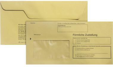 Produktbild Rnk Zustellungsumschlag 11x22cm DL gelb (220 x 110 mm, 1 x)