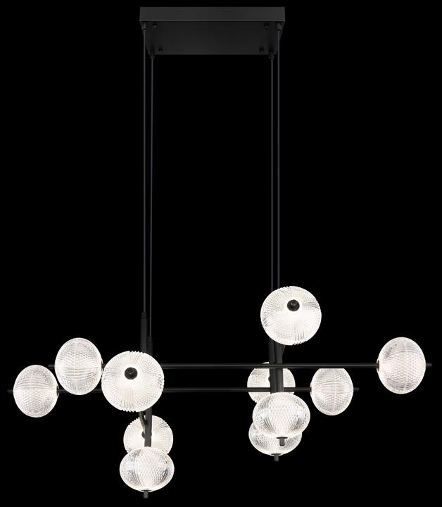 Actual product image Globo Pendant Lamp Metal Black Matt, 1xled
