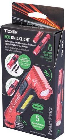 Actual product image Troika Taschenlampe ECO KNICKLICHT (14.20 cm, 150 lm)