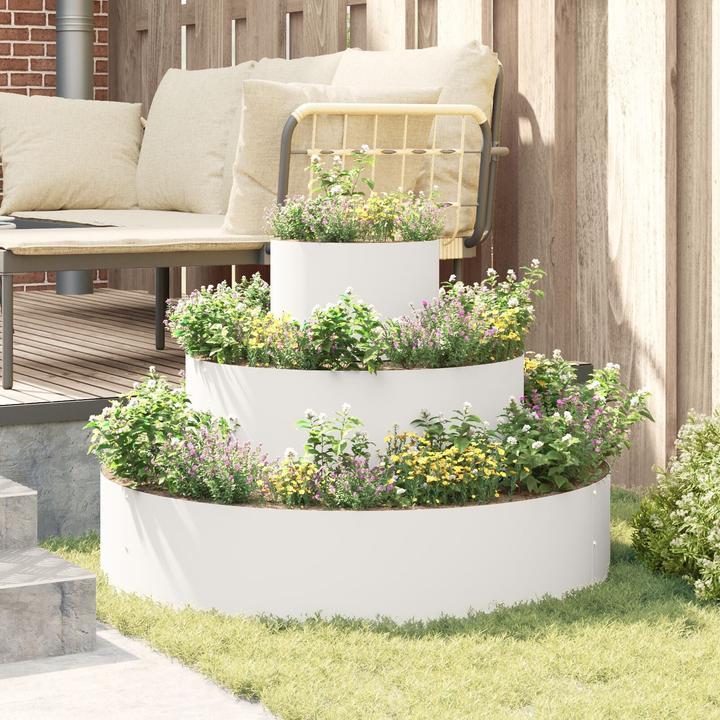 Image du produit VidaXL Jardinière en métal Acier revêtu par poudre Grande (90 cm)