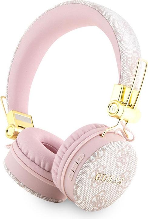 Guess Wireless Leather Headphone with Metal Logo (ANC, 6 h, Kabellos)