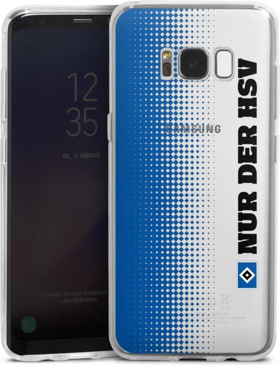 Produktbild DeinDesign Silikon Hülle für Samsung Galaxy S8 Handyhülle Case Smartphone Schutzhülle HSV Logo transparent (Samsung Galaxy S8)
