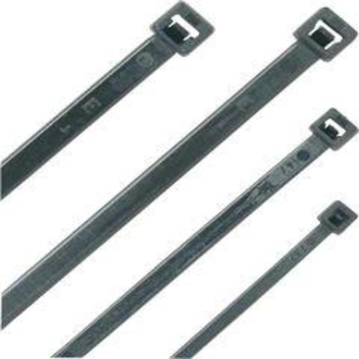 Produktbild Magni Format 4011150361145 – kabelbinder. schwarz. 290 x 4.8uv-bestñndig. 100St SB (Kunststoffkabelbinder, 290 mm, 100 Stk.)