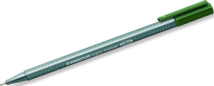 Actual product image Staedtler 334 Fineliner triplus 0.3 Green (Green earth, Grey, 1 x)