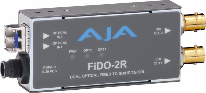 Productafbeelding AJA FiDO-2R Dubbelkanaals Vezel naar SDI (Extender)