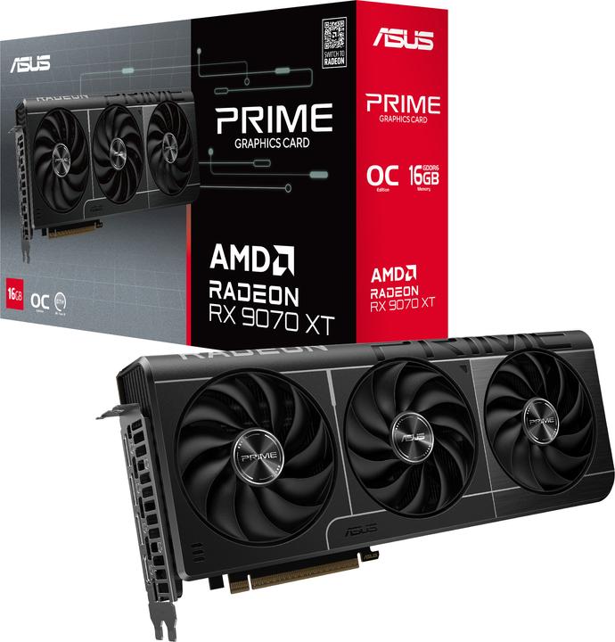 Image du produit ASUS PRIME RX 9070 XT OC (16 Go)
