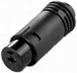 Produktbild E+P LK 1 - Female - Schwarz - Metall - Kunststoff - Chrom - WEEE - RoHS - 2 Stück(e) (2 Stk.)