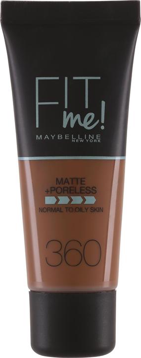 Actual product image Maybelline New York Fit Me! mat + poreless (360 Mocha)