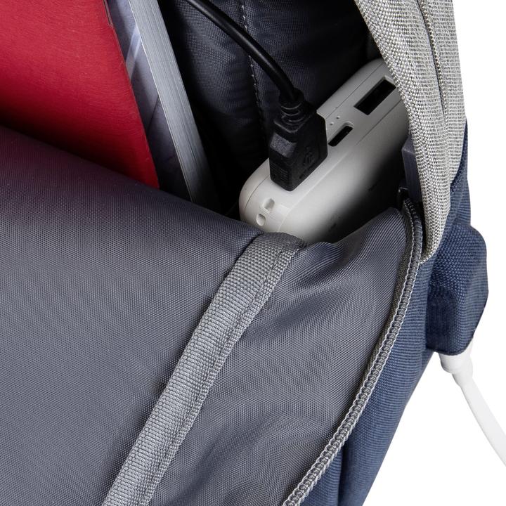 Produktbild Rivacase 7562 grey/dark blue anti-theft Laptop backpack 15.6 (15.60", Universal)