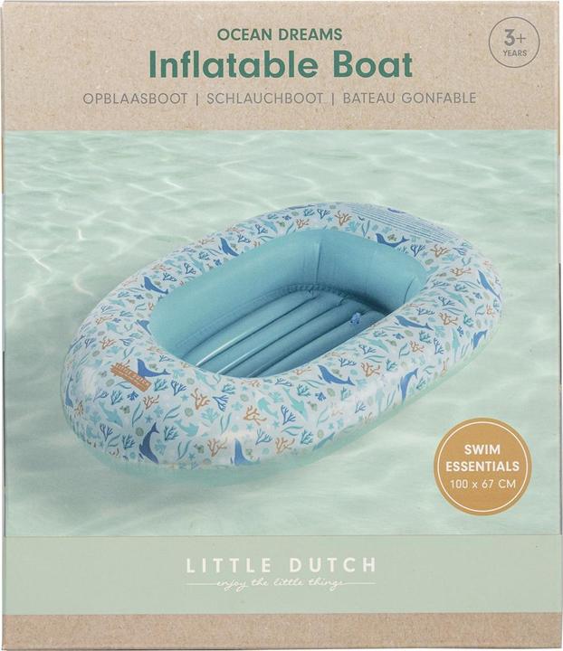 Actual product image Little Dutch Boat Ocean Dreams Blue (100 cm)