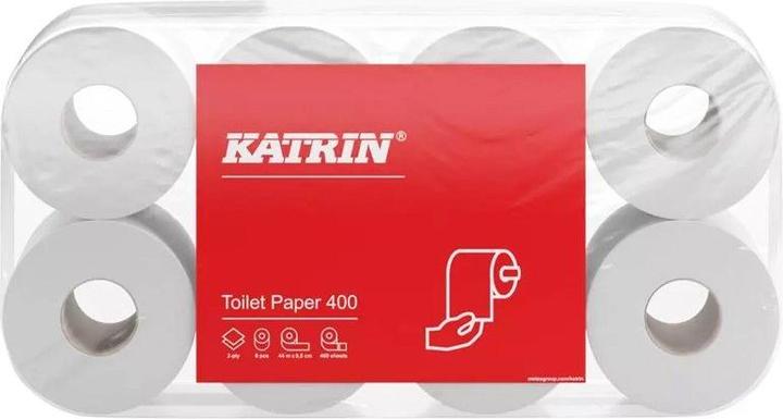 Actual product image Katrin 14293 Classic Toilet 400, 6 x 8 rolls á 400 sheets (1 x)