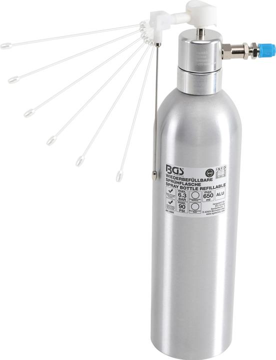 BGS Pulvérisateur d'air comprimé en aluminium 650 ml