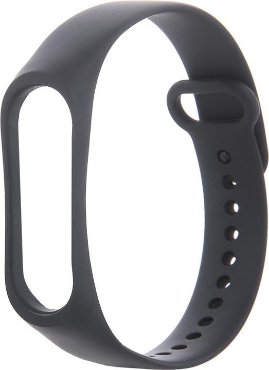 Actual product image OEM Silicone band for Xiaomi Mi Band 7 black (Silicone)