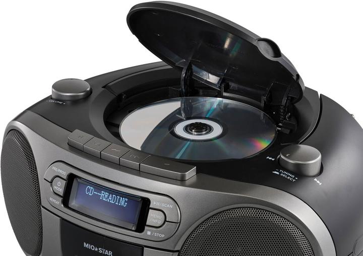 Actual product image Mio Star CD radio 200 DAB+ - nero (DAB+, Bluetooth)