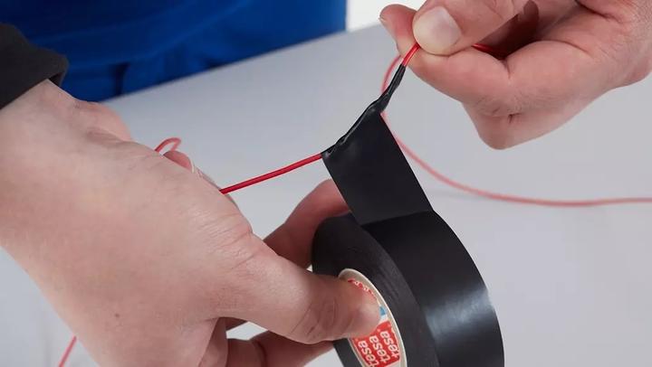 Produktbild tesa tesaflex Premium Weich-PVC 33:15 schw. (15 mm)