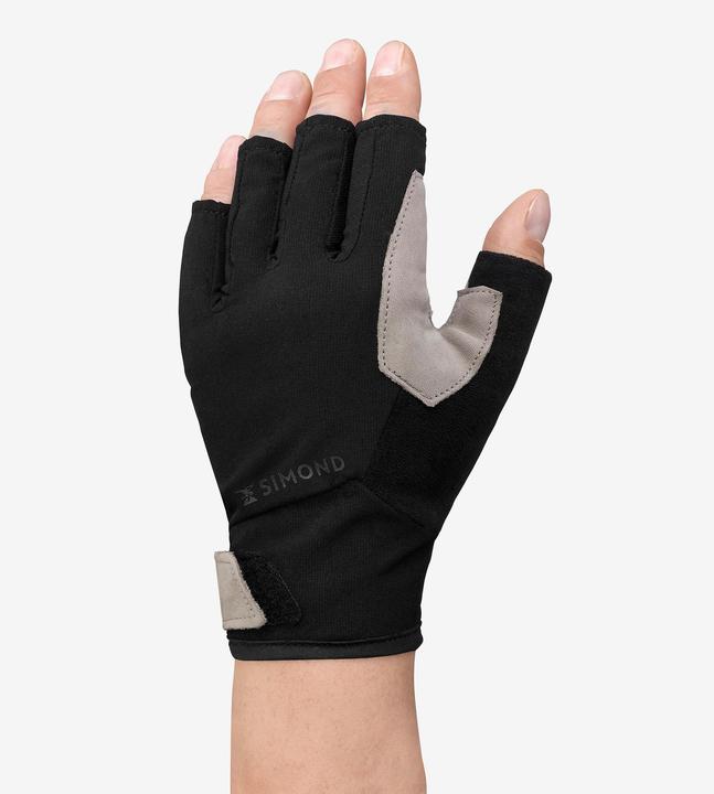 Actual product image Simond Klettersteighandschuhe schwarz/beige (XS)