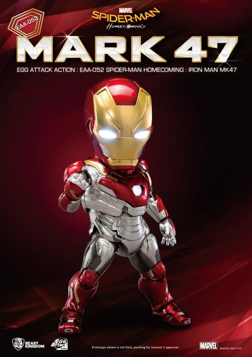 Produktbild Beast Kingdom Spider-Man Homecoming “Iron Man MK 47” Egg Attack Actionfigur