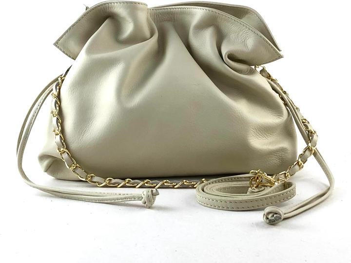 Prima Ballerina Nuria - Handtasche Puffer Leder Latte