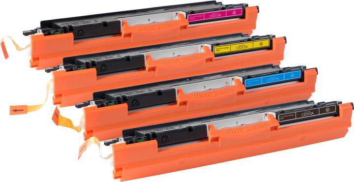 Actual product image Tonerfabrik Toner SET CE310A Set with all four colours (M, C, Y, FC)