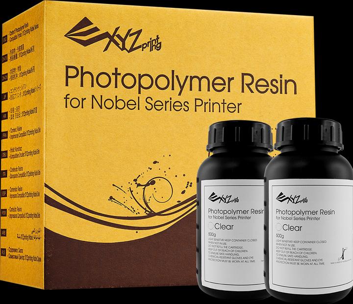 Actual product image XYZprinting Resin for Nobel 1.0 (2x 500ml) (Transparent, 500 g)