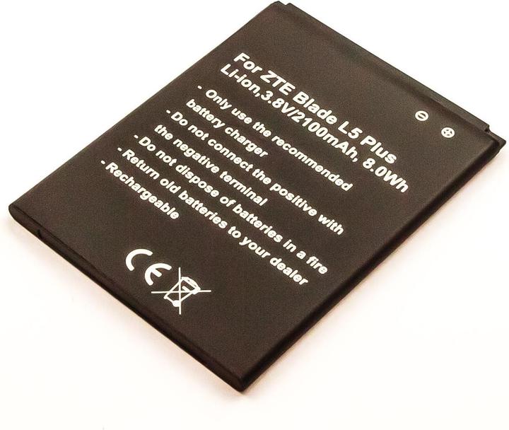 Produktbild AGI 47144 - Akku - ZTE - Blade L5 Plus Dual SIM - Schwarz - Lithium-Ion (Li-Ion) - 2