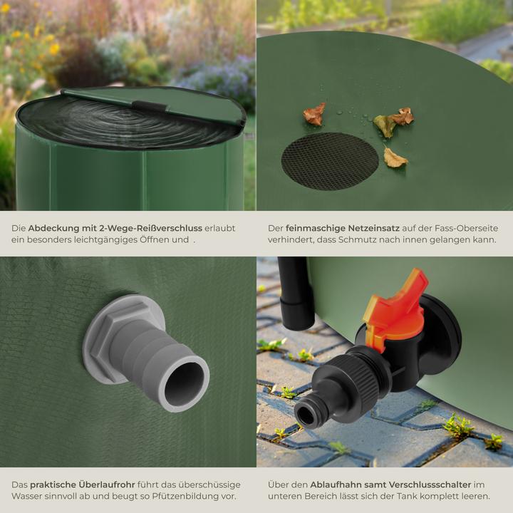 Image du produit tectake Récupérateur d’eau de pluie (200 l)