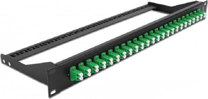 Delock 19? Pannello patch in fibra ottica 24 porte LC duplex verde