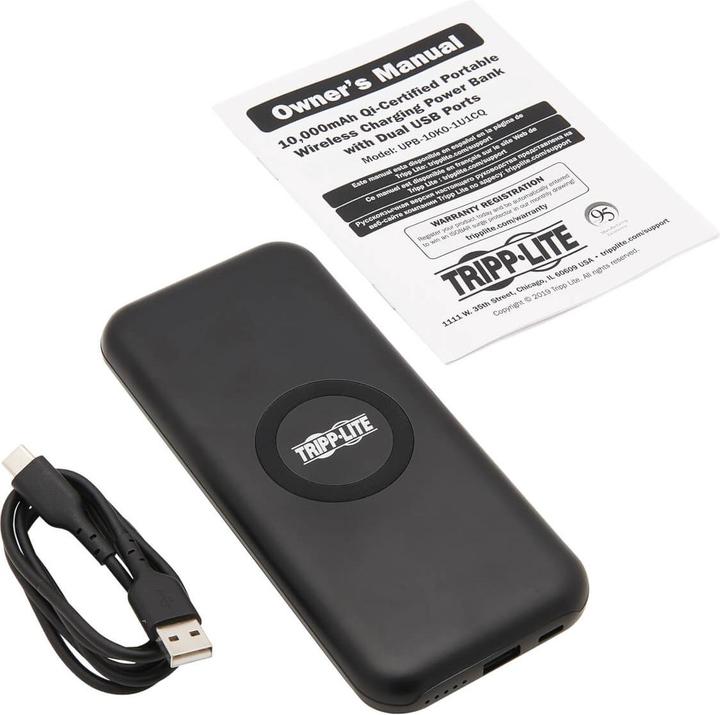 Actual product image Eaton Portable Wireless Charging Power Bank 10000Ah Qi Certified Apple and Samsung Compati (10000 mAh, 10 W)